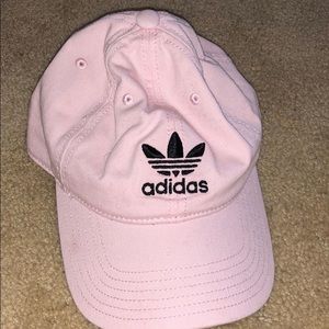 Pink adidas hat